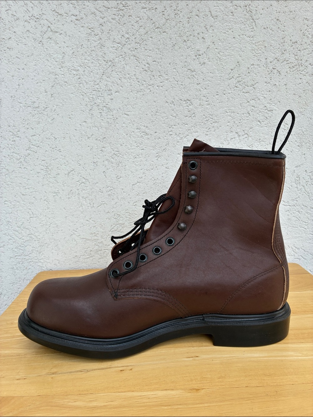 Red Wing Shoes Brown Leather Lace-Up Work Boots nearly new but need work - Picture 4 of 13